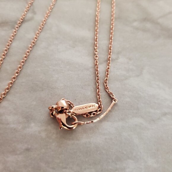 ✨ Stella and Dot Fine Chain Rose Gold Modern Minimalist Dainty Necklace ✨ - Picture 3 of 9
